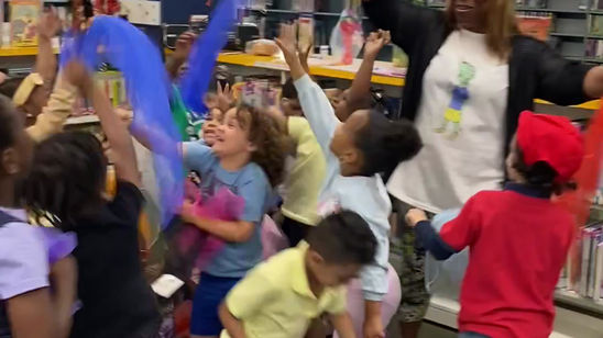 Read aloud author visit-Bushrod Library-Philadelphia- bilingual children's books